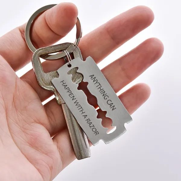 Anything Can Be Happen With A Razor Keychain