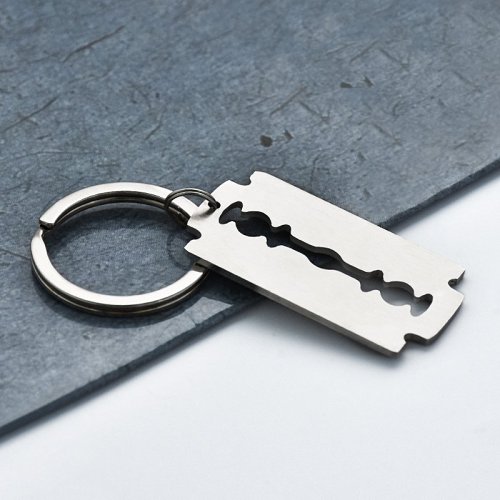 Personalized Razor Keychain