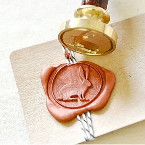 Rabbit Wax Seal Stamp Kit Gifts for Rabbit Lovers