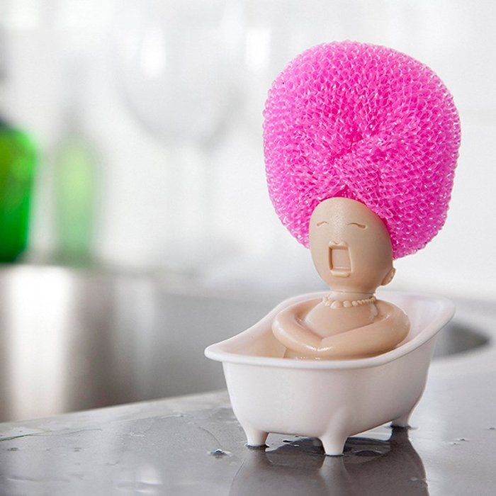 Soap Opera Dish Scrubber Holder