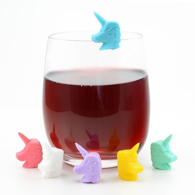 Unicorn Wine Glass Markers