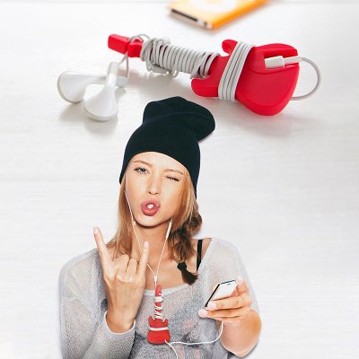 Guitar Earphone Winder