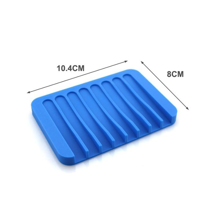 Corrugated Silicone Soap Holder Soap Dish