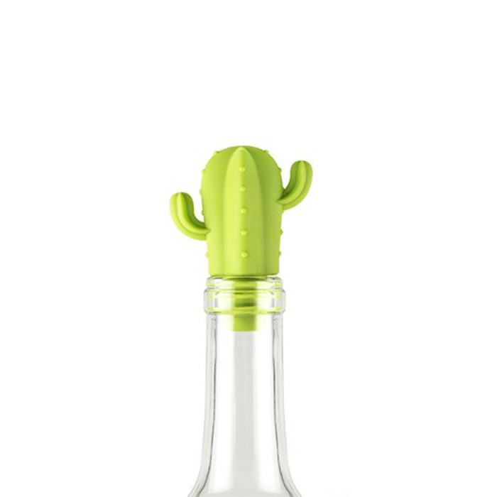 Cactus Wine Markers And Stopper Set