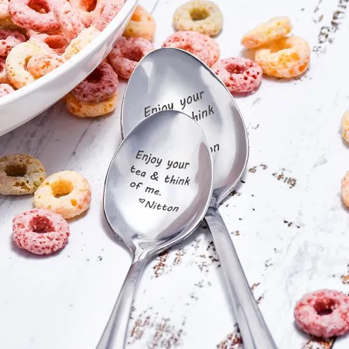 Enjoy Your Tea & Think Of Me Spoon