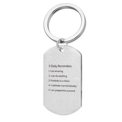 Daily Reminder Keychain