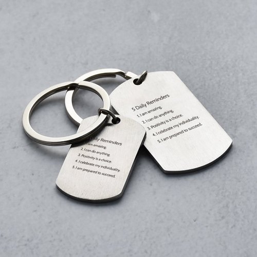 Daily Reminder Keychain