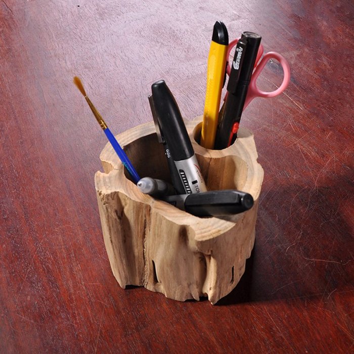 Tree Stool Pen Container