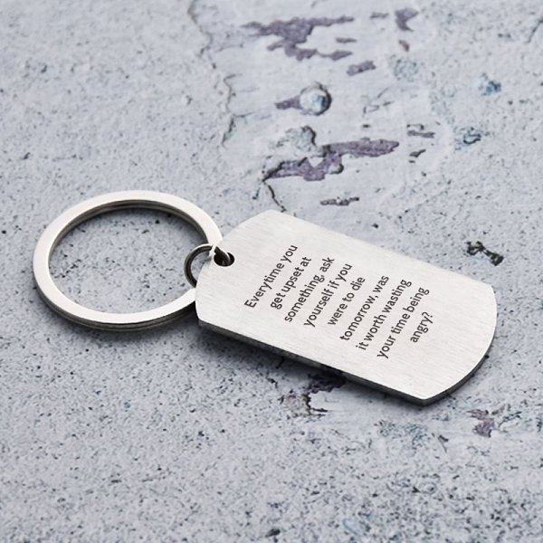 Everytime You Get Upset Keychain