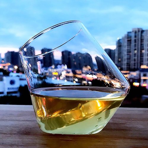 Stemless Wine Glasses Tipping Wine Glass