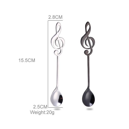 Personalized Musical Note Spoon