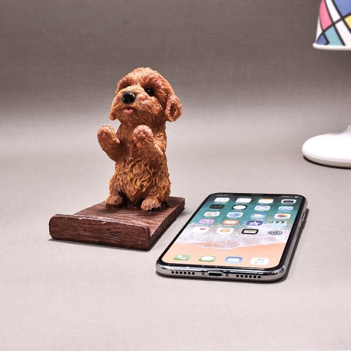 Poodle Phone Stand