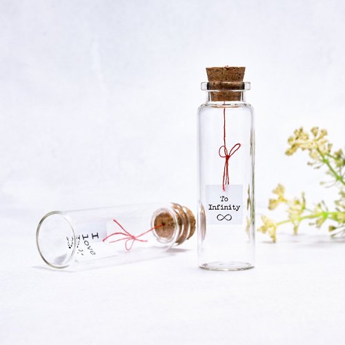 To Infinity Tiny Message Bottle