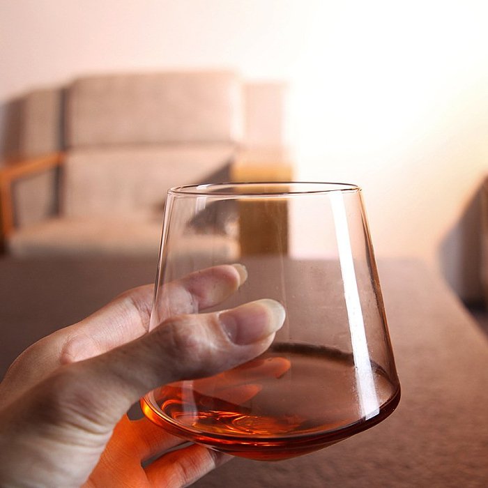 Stemless Wine Glasses Tipping Wine Glass