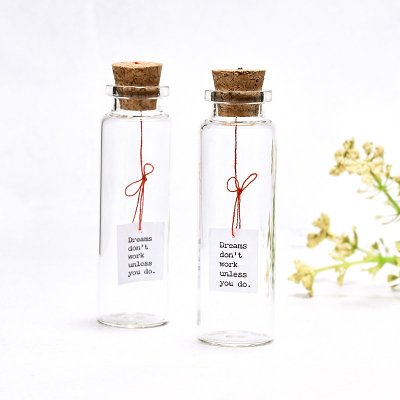 Tiny Message - Dreams Don't Work Unless You Do - In A Bottle