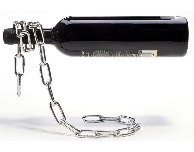 Chain Wine Bottle Holder Worldwide Free Shipping