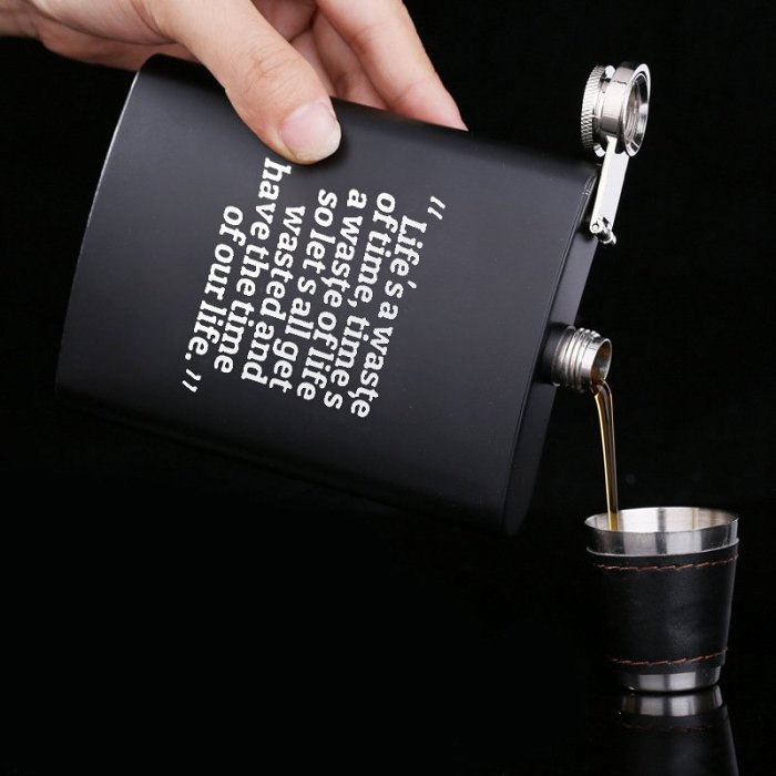 Life's Waste of Time Flask