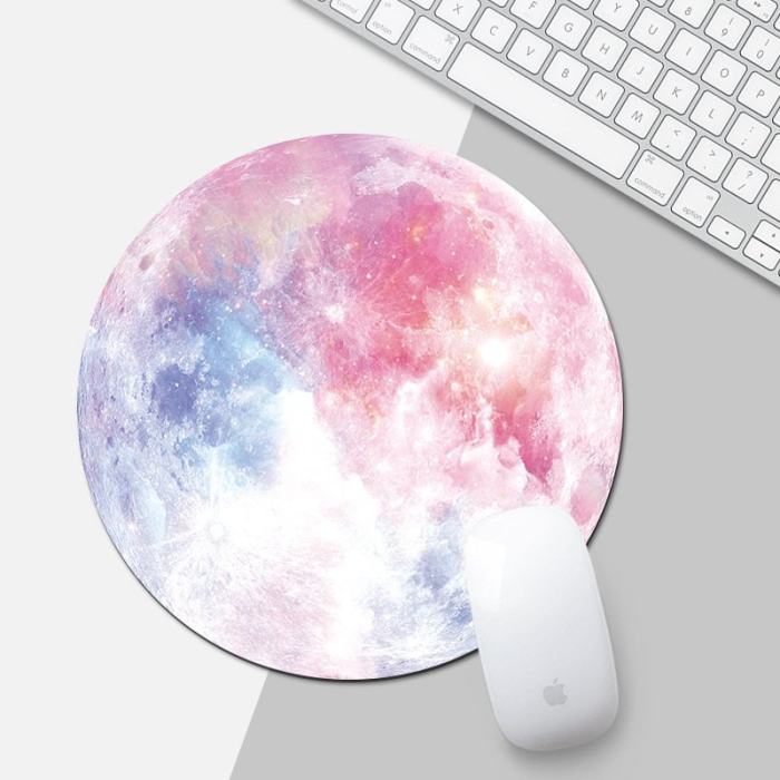 Galaxy Moon Mouse Pad