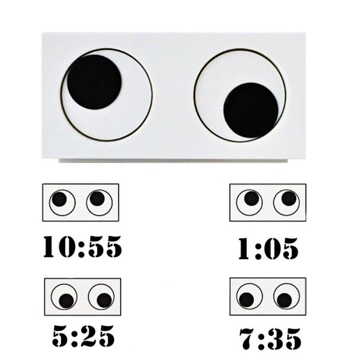 Eyes Clock MOQ 500PCS