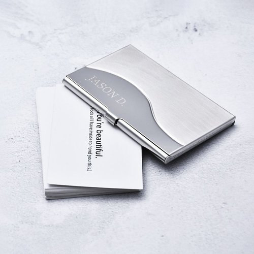 Personalized Business Card Box II