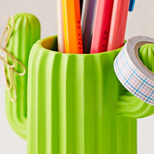 Cactus Pen Container