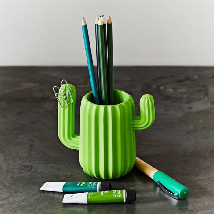 Cactus Pen Container