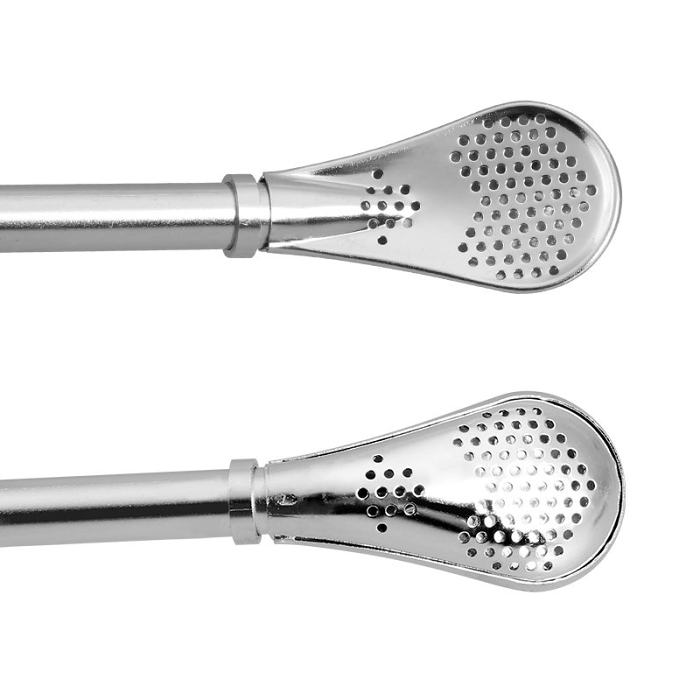 Stainless Steel Spoon Straw 2Pcs
