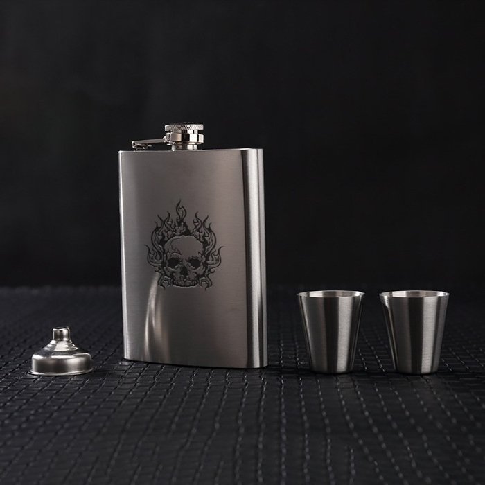 Keep Calm and Drink Wine Flask