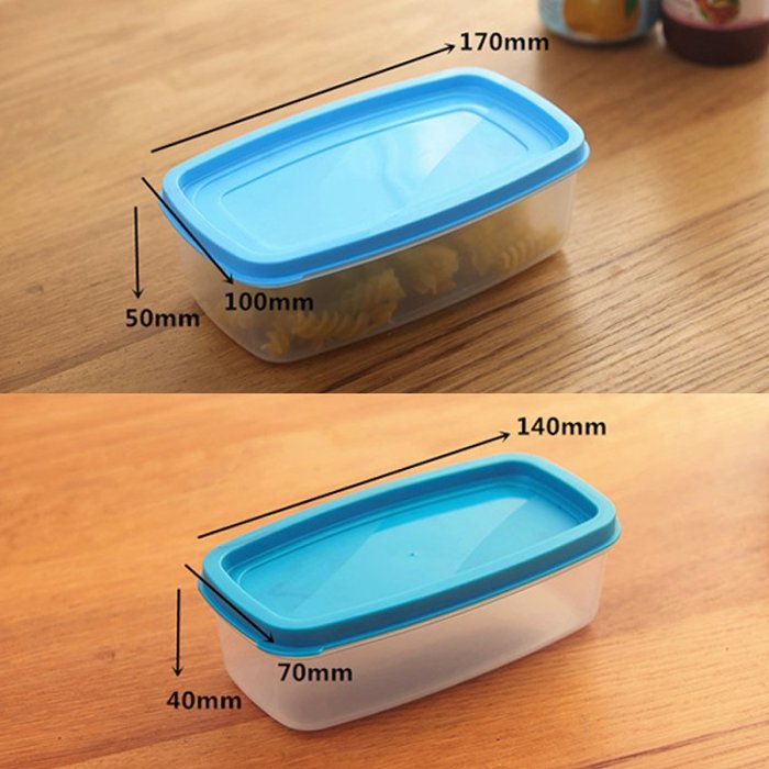 7 PCS Rainbow Food Storage Box