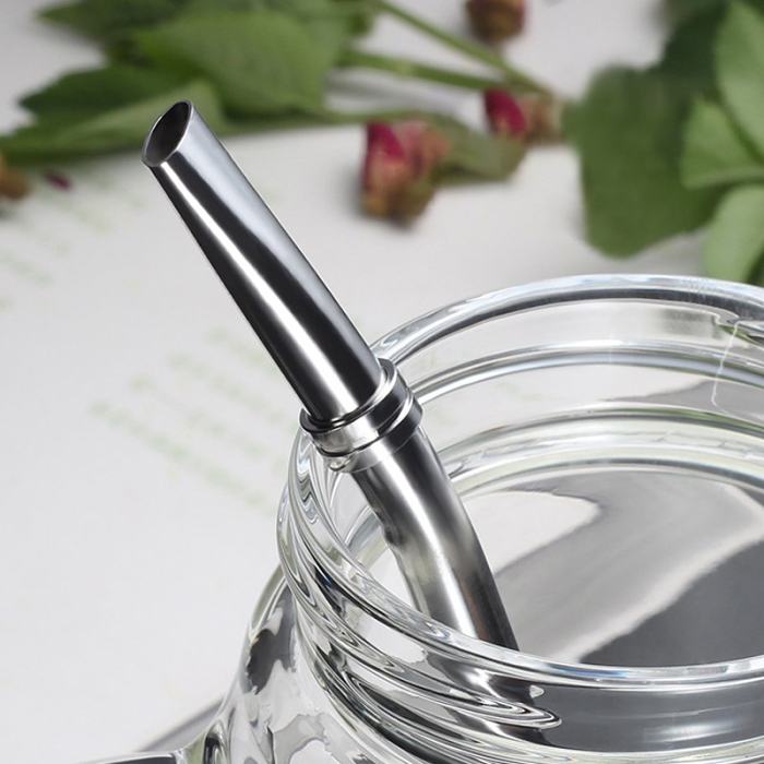 Stainless Steel Spoon Straw 2Pcs