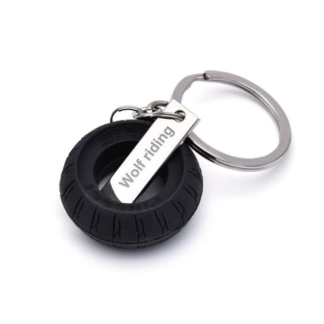 Personalized Tyre Keychain