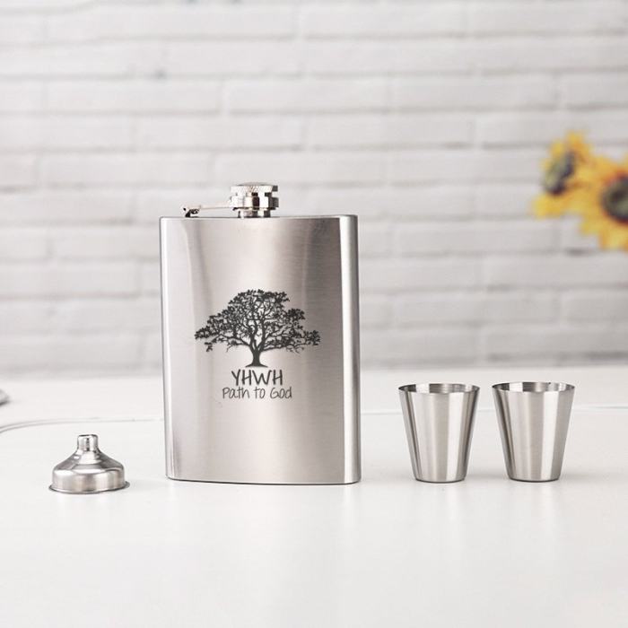 Keep Calm and Drink Wine Flask
