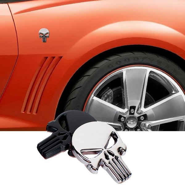 The Punisher Skull Car Sticker Custom Personalized Car Stickers for Club for Motorcycles Sports Cars Sedan Decals