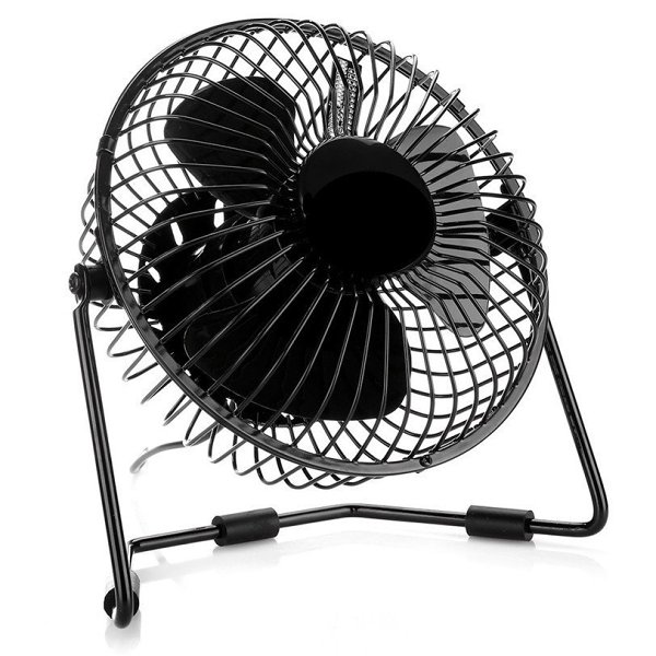Personalized 6 Inches LED Desktop Clock Fan