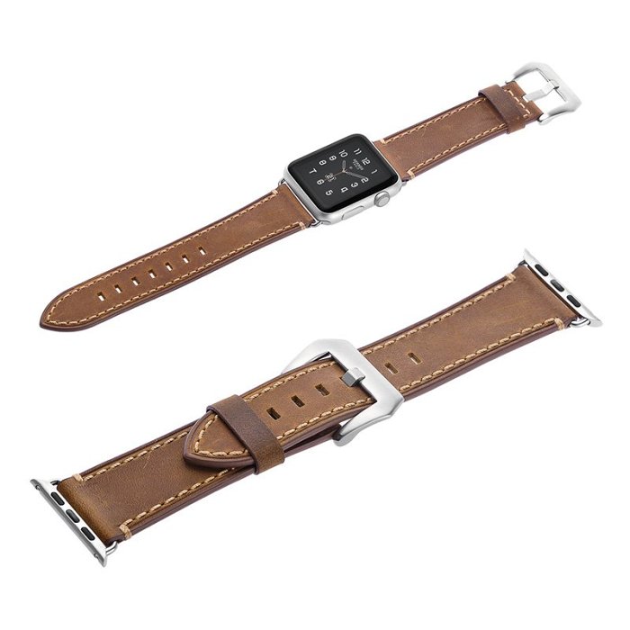 Ultra-Strong Leather Apple Watch Band