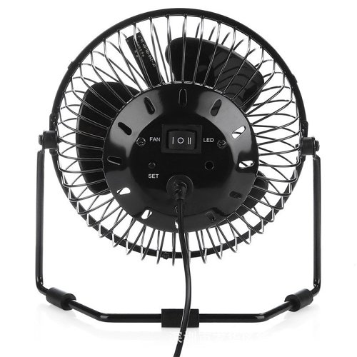 LED Desktop Clock Fan