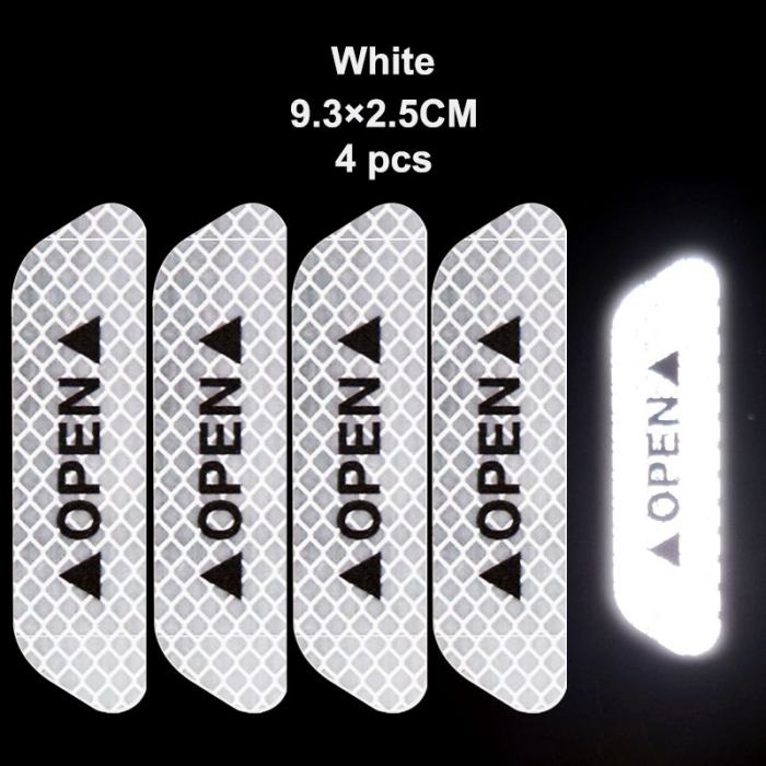 Safety Reflective Open Stickers