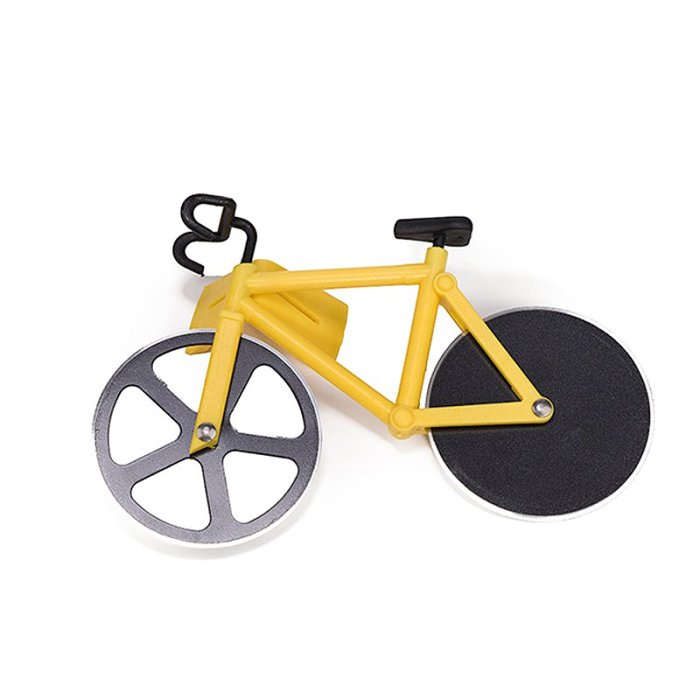 Fixie Bicycle Pizza Cutter Bumblebee