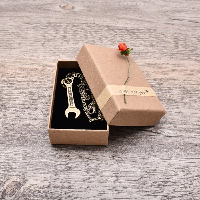 Brass Wrench Necklace