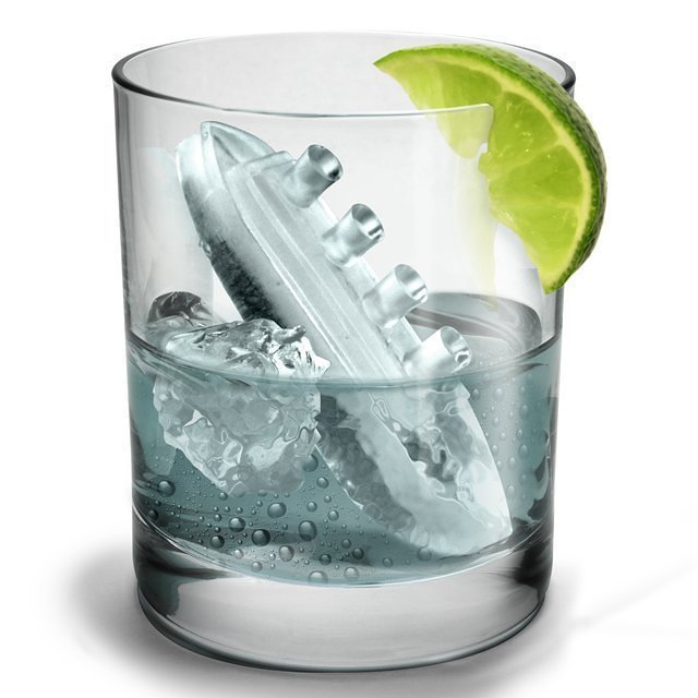 Gin and Titanic Ice Cube Tray