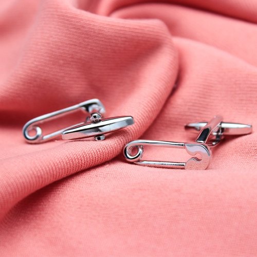 Safety Pin Cufflinks