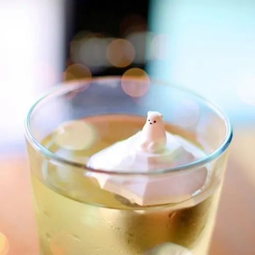 Polar Bear Tea Infuser Isbjørn te maker Gift for Father 北極熊泡茶器 북극곰 차 메이커 ポーラーベアティーメーカー Tetera de oso polar