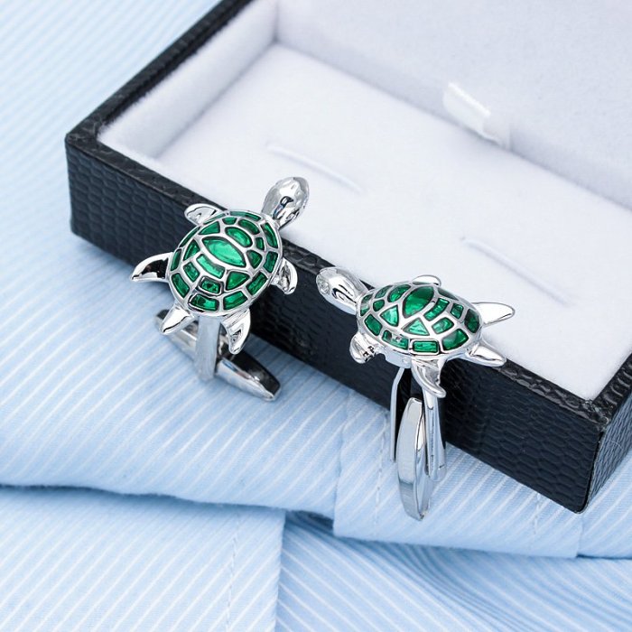 Green Turtle Cufflinks