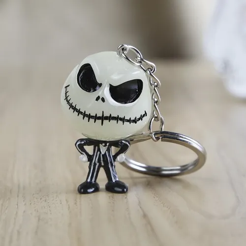 Halloween Skull Keychain