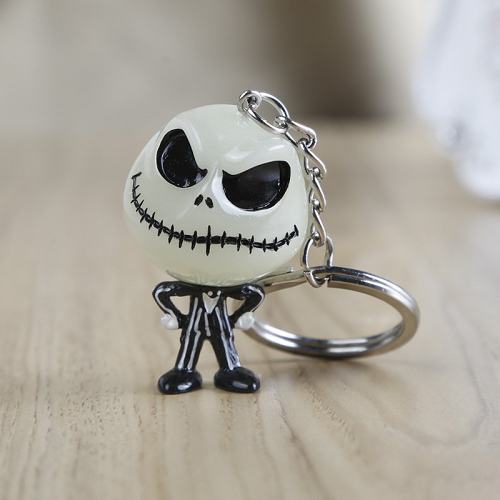 Halloween Skull Keychain