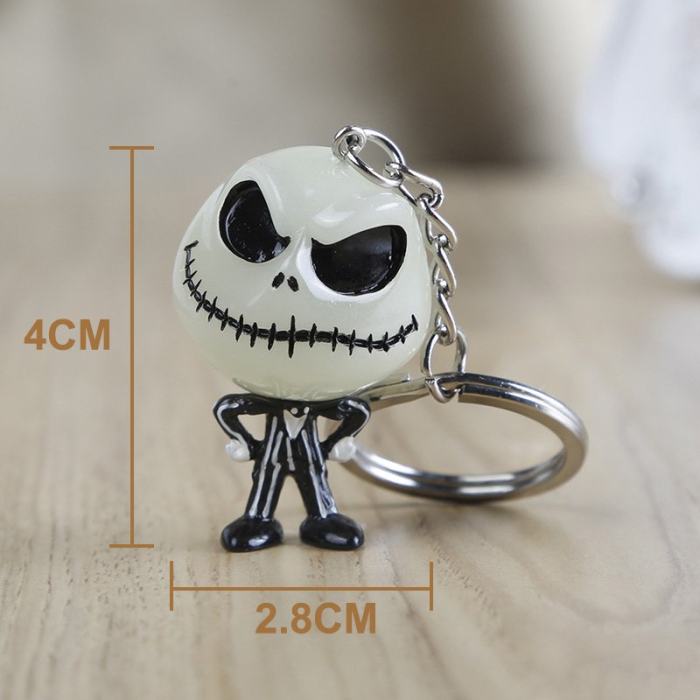 Halloween Skull Keychain