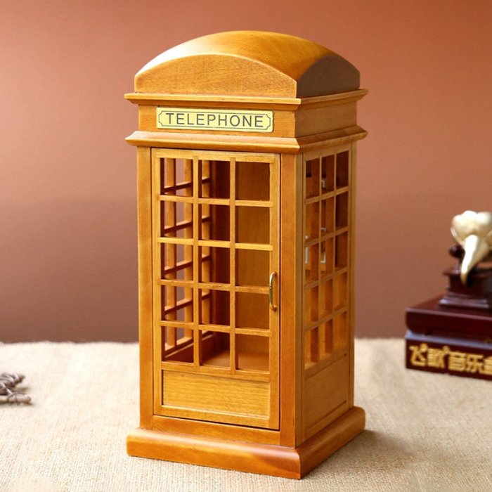 Telephone Booth Music Box