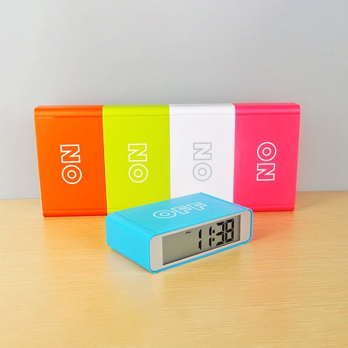 Flip On/Off Alarm Clock