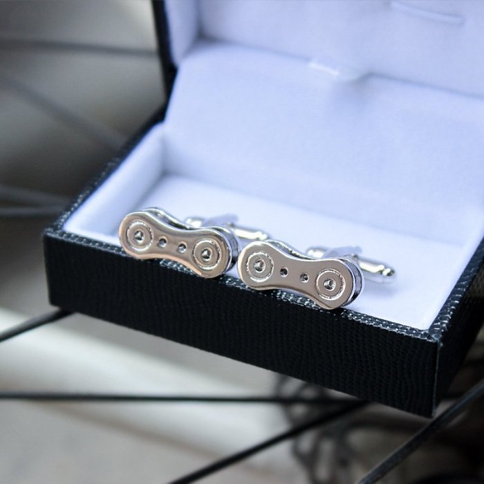 Bike Chain Cufflinks