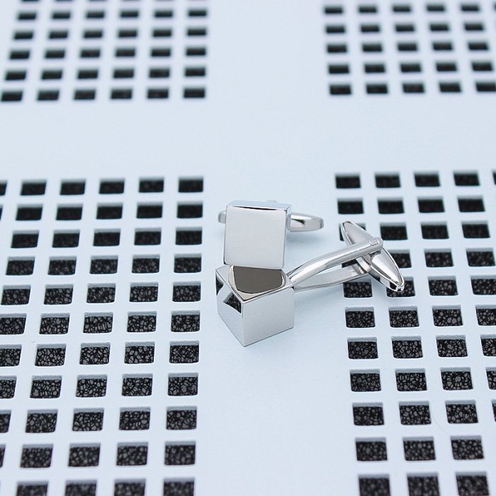 Personalized Iron Cube Cufflinks